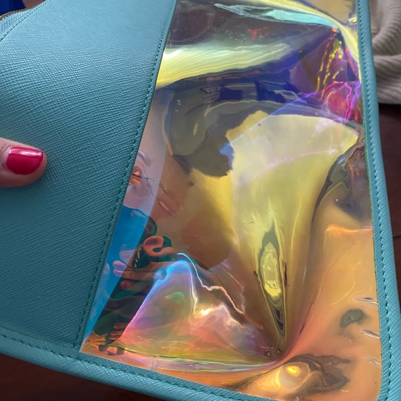Stoney clover lane iridescent flat pouch - Picture 3 of 16